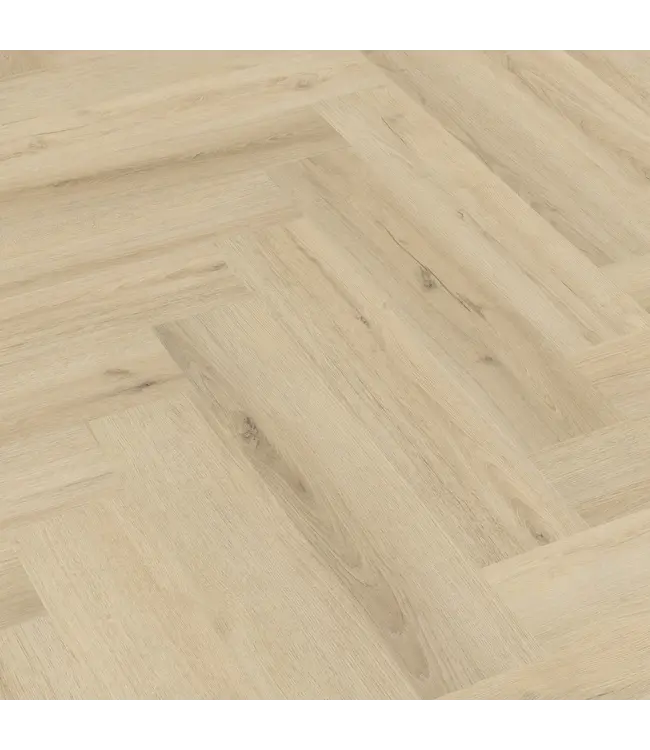 Floorlife YUP XL Greenford herringbone dryback warm beige