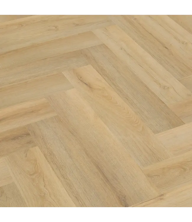 Floorlife YUP XL Greenford herringbone dryback natural