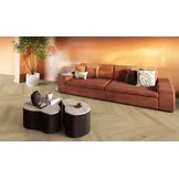 YUP XL Greenford herringbone dryback natural