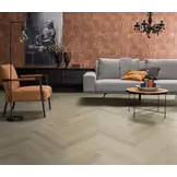 YUP XL Greenford herringbone dryback beige