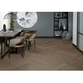 YUP XL Greenford herringbone dryback brown