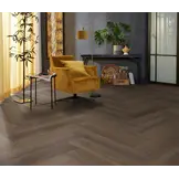 YUP XL Greenford herringbone dryback brown