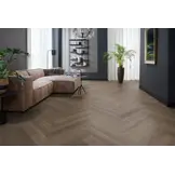 YUP XL Greenford herringbone dryback brown