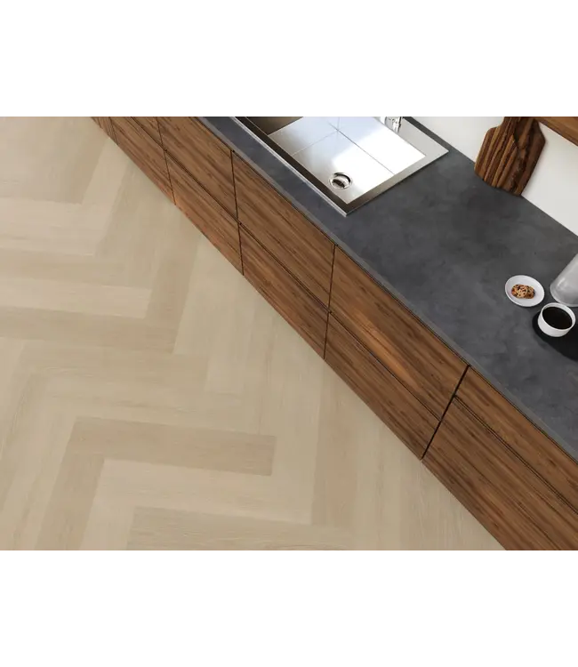 Floorlife YUP XL Brentford herringbone dryback natural