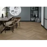 YUP XL Brentford herringbone dryback dark oak