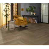 YUP XL Brentford herringbone dryback dark oak