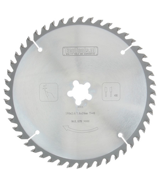 Ecotools Cirkelzaagblad prof. 190x2,6x20 48T (CS 50) [hout]
