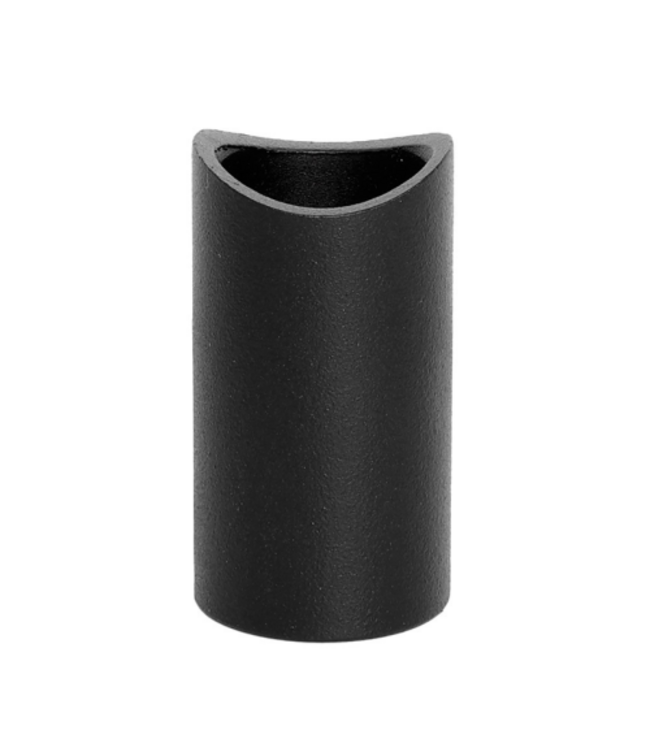 Trapleuninghouder zwart voor blinde montage