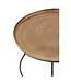J-line J-Line bijzettafel Rond - aluminium - roest - set van 3