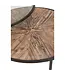 J-line J-Line Set Van 2 Salontafels Rond Metaal Zwart - 91 x 91 x 41 cm