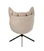 J-line stoel Relax Kussen - textiel/metaal - beige