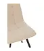 J-line Eetstoel Clark Metaal/Polyester Wit