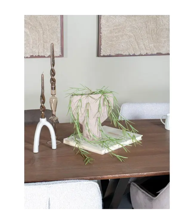 Home67 Eettafel Felix – Espresso Mangohout – 220 x 100 cm
