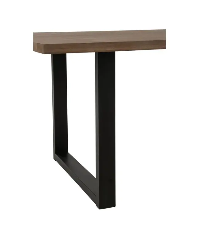 J-line tafel Poten Rechthoek - metaal - zwart