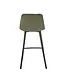 J-line Barstoel Kent Metaal/Polyester Groen (per 2)