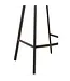 J-line barstoel Olivier - textiel/metaal - beige (per 2)