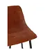 J-line Barstoel Kent Metaal/Polyester Roest (per 2 )