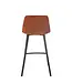 J-line Barstoel Kent Metaal/Polyester Roest (per 2 )