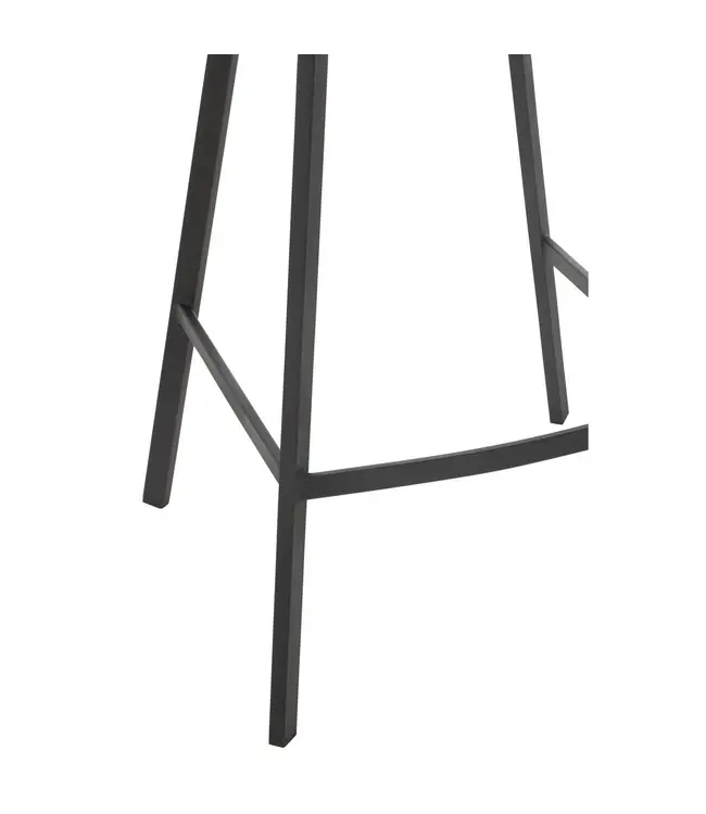 J-line Barstoel Kent Metaal/Polyester Bruin (set van 2)