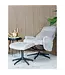 Veer carpets Relaxfauteuil Bindy + Hocker – Perfect Harmony – Taupe 04