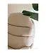 J-line zetel Relax + Voetbank - metaal/multiplex - beige/zwart