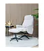 Veer carpets Relaxfauteuil Bindy + Hocker – Bouclé – Naturel