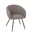 J-Line Stoel Wales Staal Schuim Taupe