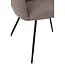 J-Line Stoel Wales Staal Schuim Taupe