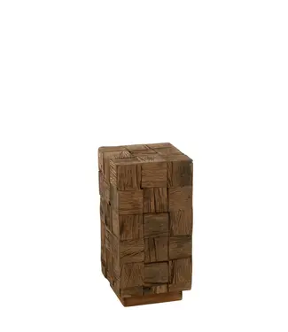 J-line J-Line sokkel - hout - naturel - small