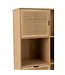 J-line J-Line Kast Vakken Mdf/Metaal Naturel/Zwart