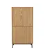 J-line J-Line Kast Vakken Mdf/Metaal Naturel/Zwart