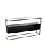 J-line J-Line Console Vierkant Metaal/Glas Zwart