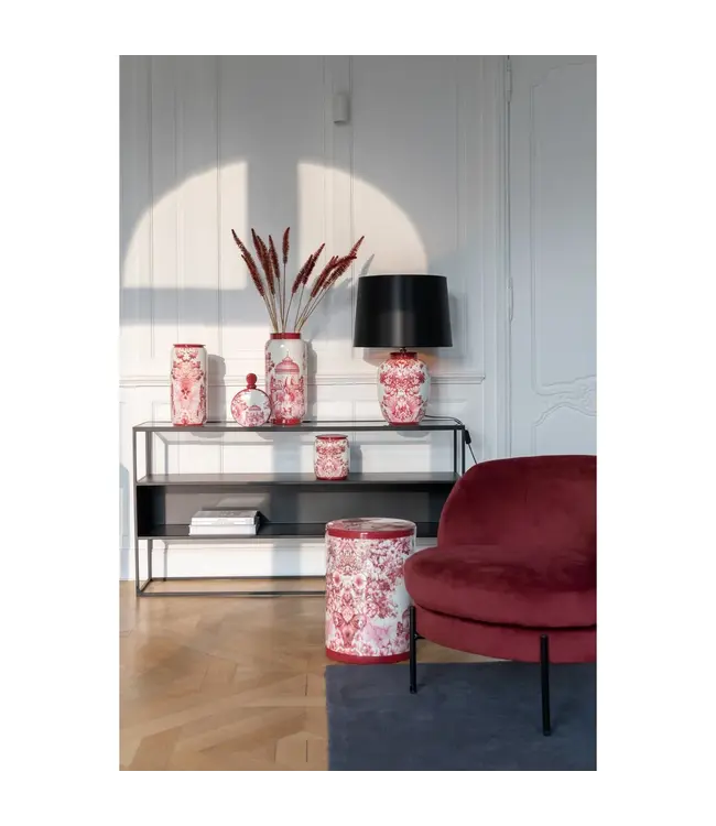 J-line J-Line Console Vierkant Metaal/Glas Zwart