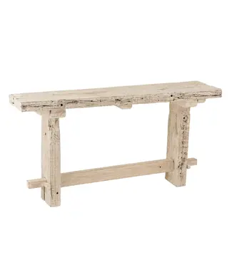 J-line J-Line Console Brut Gerecycleerd Hout White Wash