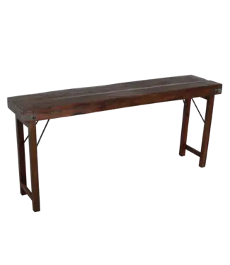 J-line Console tafel opklapbaar bruin