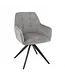 J-line J-Line Stoel Louna Ijzer/Acryl Grijs (per 2 stuks)