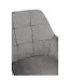 J-line J-Line Stoel Louna Ijzer/Acryl Grijs (per 2 stuks)