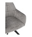J-line J-Line Stoel Louna Ijzer/Acryl Grijs (per 2 stuks)