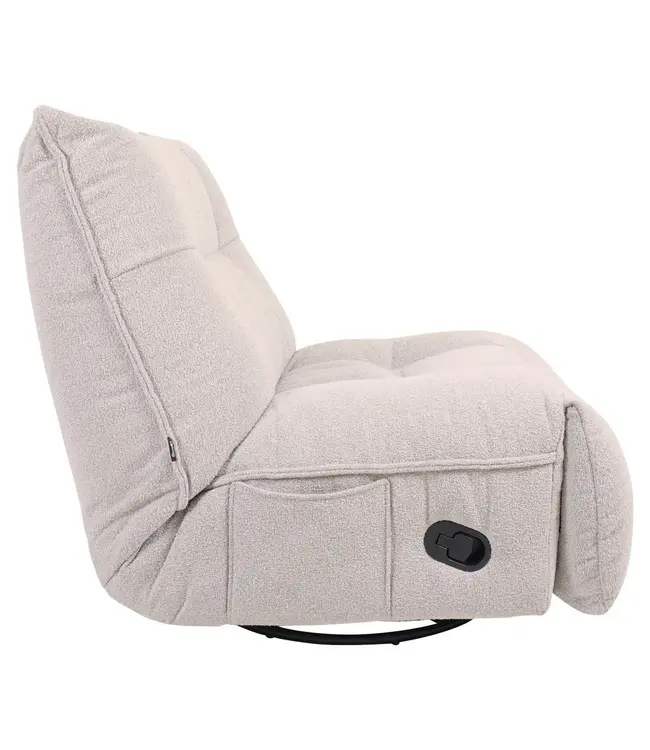 Home67 Relaxfauteuil Just Chill - Naturel Boucle
