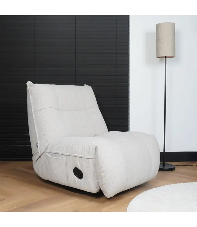 Home67 Relaxfauteuil Just Chill - Naturel Boucle
