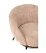 J-line J-Line loungestoel + poef - ijzer - roze/zwart
