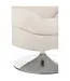 J-line J-Line zetel Relax + Voetbank - metaal/multiplex - creme/zilver