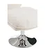 J-line J-Line zetel Relax + Voetbank - metaal/multiplex - creme/zilver