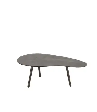 J-line J-Line salontafel Druppel - aluminium/ijzer - zwart - small