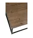 J-line J-Line bijzettafel - hout/metaal - bruin/zwart