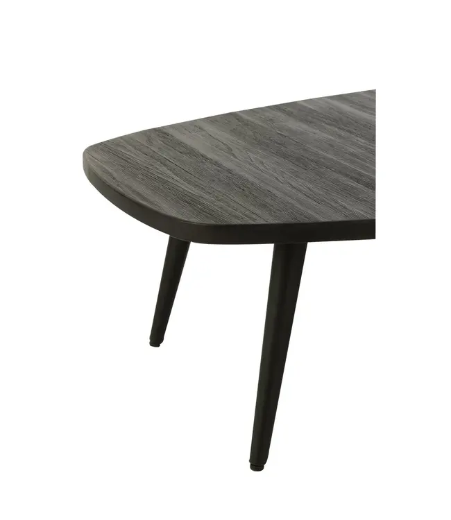 J-line J-Line bijzettafel Rechthoekig - hout - zwart