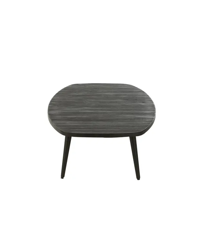 J-line J-Line bijzettafel Rechthoekig - hout - zwart