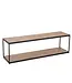 J-line J-Line salontafel Zigzag Rechthoek - hout/metaal - naturel/zwart