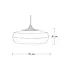 Linosa hanglamp - naturel abaca - ⌀ 75 cm