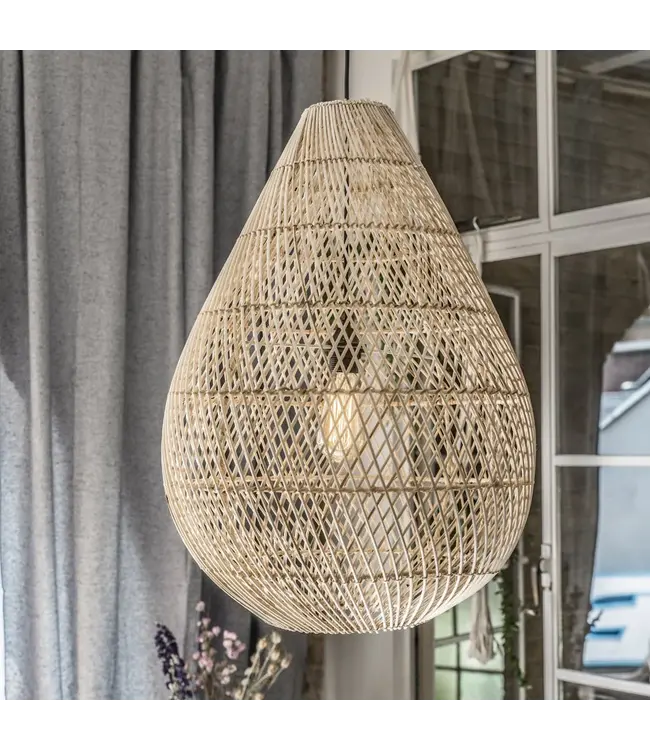Raw materials Maze hanglamp druppel naturel